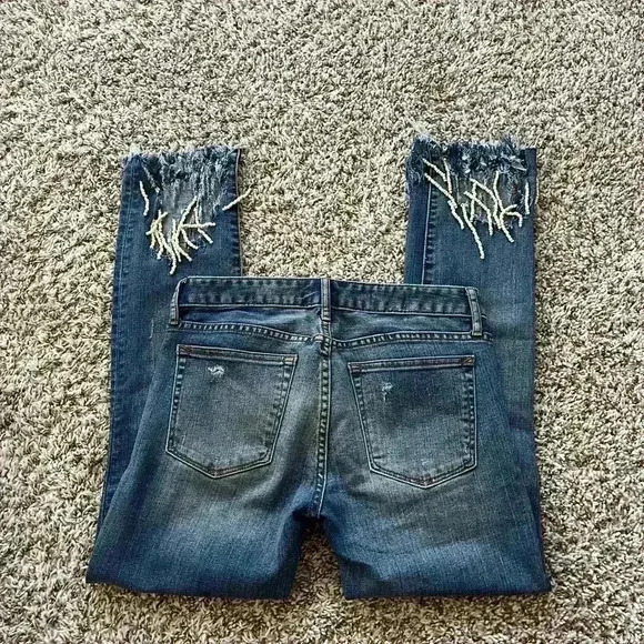 Gap Always Skinny Distressed Jeans women’s size 26 - Picture 4 of 12